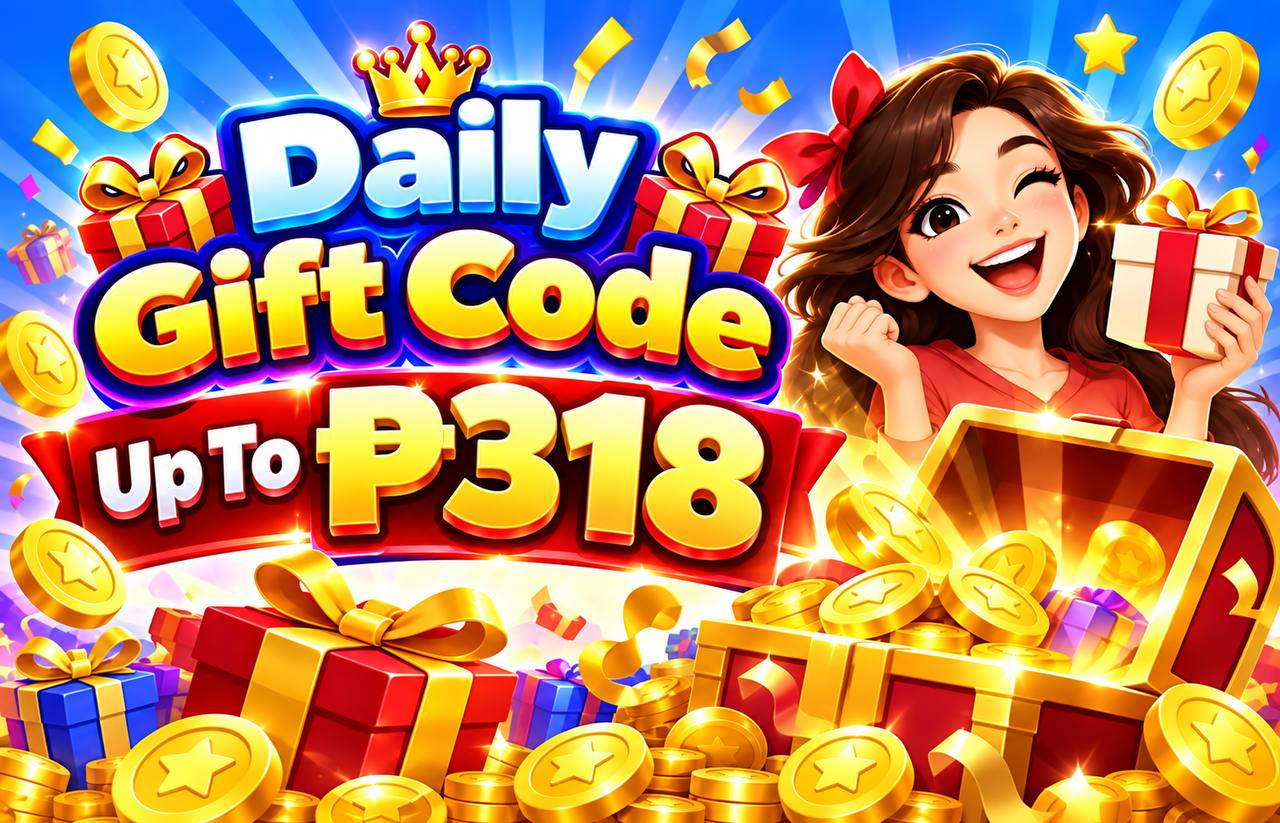Daily Gift Code - Up to PHP 318