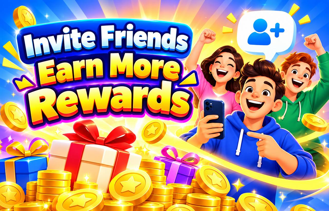 Invite Friends - Earn More Rewards